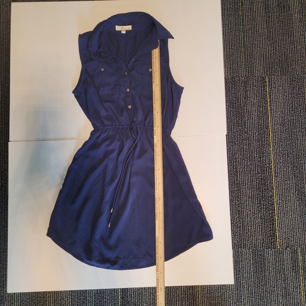 Bebop S Navy Blue Summer Dress Style# ZGKQ-4433-K2, 100% Polyester - Picture 6 of 12